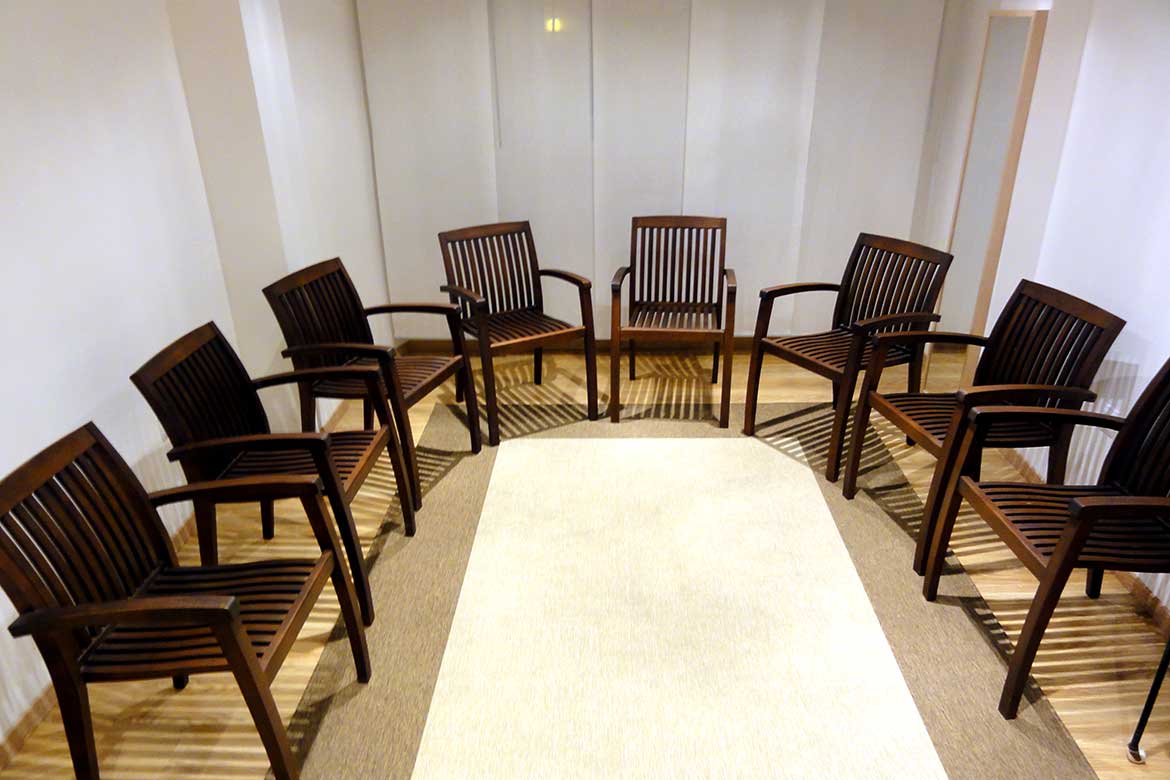 Sala de Grupos del Gabinete de Psicología Marcela Tolosa