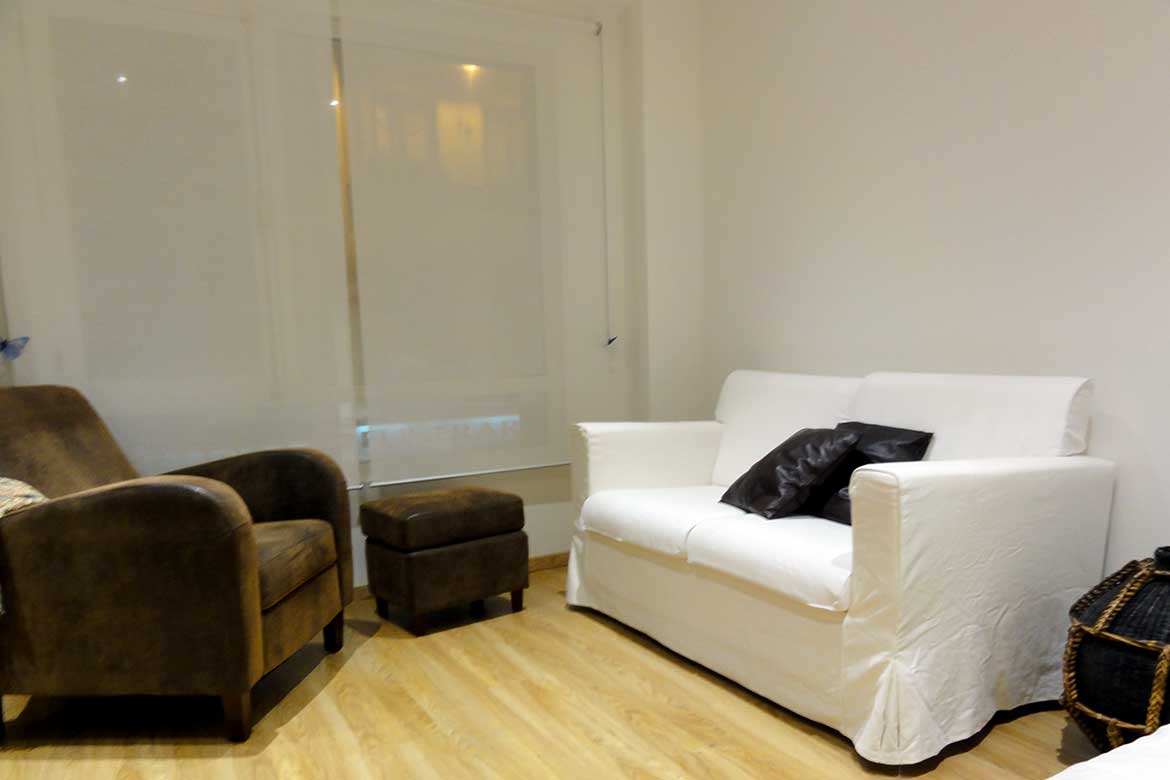 Sala de Psicoterapia del Gabinete de Psicología Marcela Tolosa